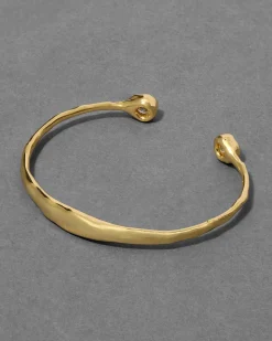 Asterales Crystal Skinny Capped Cuff Bracelet