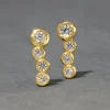 Asterales Gold Bar Earring