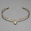 Asterales Gold Floating Collar Necklace