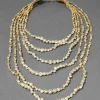 Asterales Gold Multi Layered Necklace