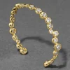 Asterales Gold Skinny Cuff Bracelet