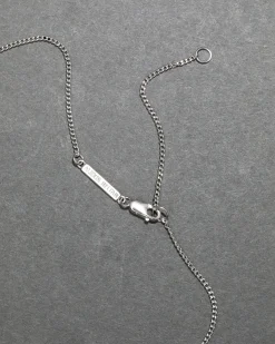Asterales Silver Solitaire Necklace