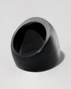 Lucite Block Ring- Black