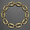 Molten Gold Link Necklace