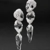 Silverlake Lucite Large Clip Earring