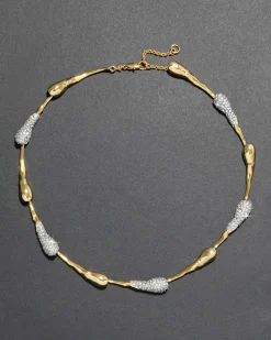Solanales Crystal Teardrop Riviera Necklace
